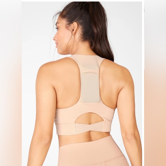 Fabletics On-The-Go Midi Medium Impact Sports Bra Medium - Picture 5 of 7